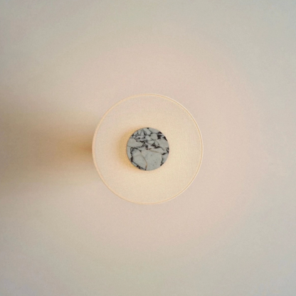 marble lamp over head view